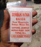 Serbuk Intan Pengkilap Batu Akik Permata Mulia Siap Saji