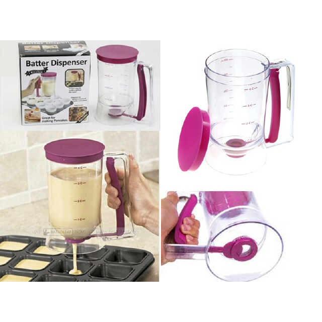 Batter dispenser Gelas Takar Adonan Kue dapur chef cake mold cetakan pastry oven mentega cup cakes