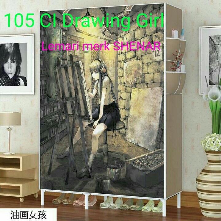 (3KG) LEMARI KARAKTER ANAK (Non woven)