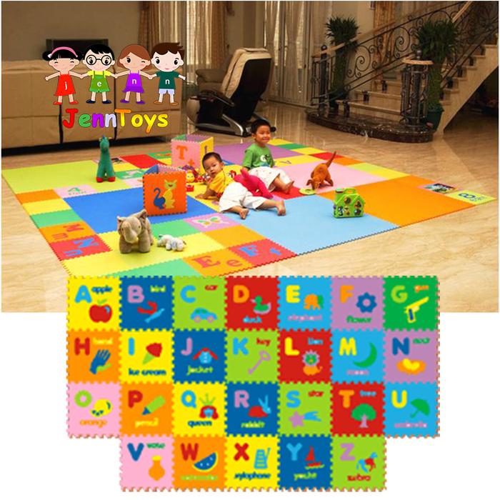 Evamat - Abjad Gambar / Matras / Tikar / Karpet / Puzzle Alas Lantai