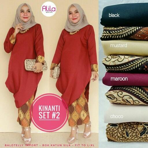 HOT PROMO Kinanti Set 2 Kebaya Modern By Alila Hijab B11