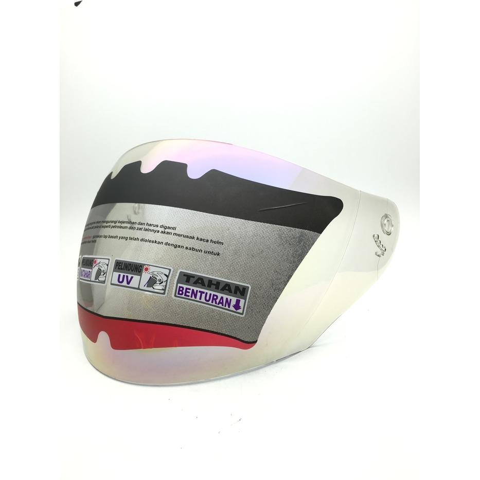 Kaca Helm INK Centro/ KYT DJ maru/KYT Galaxy Pelangi Merah