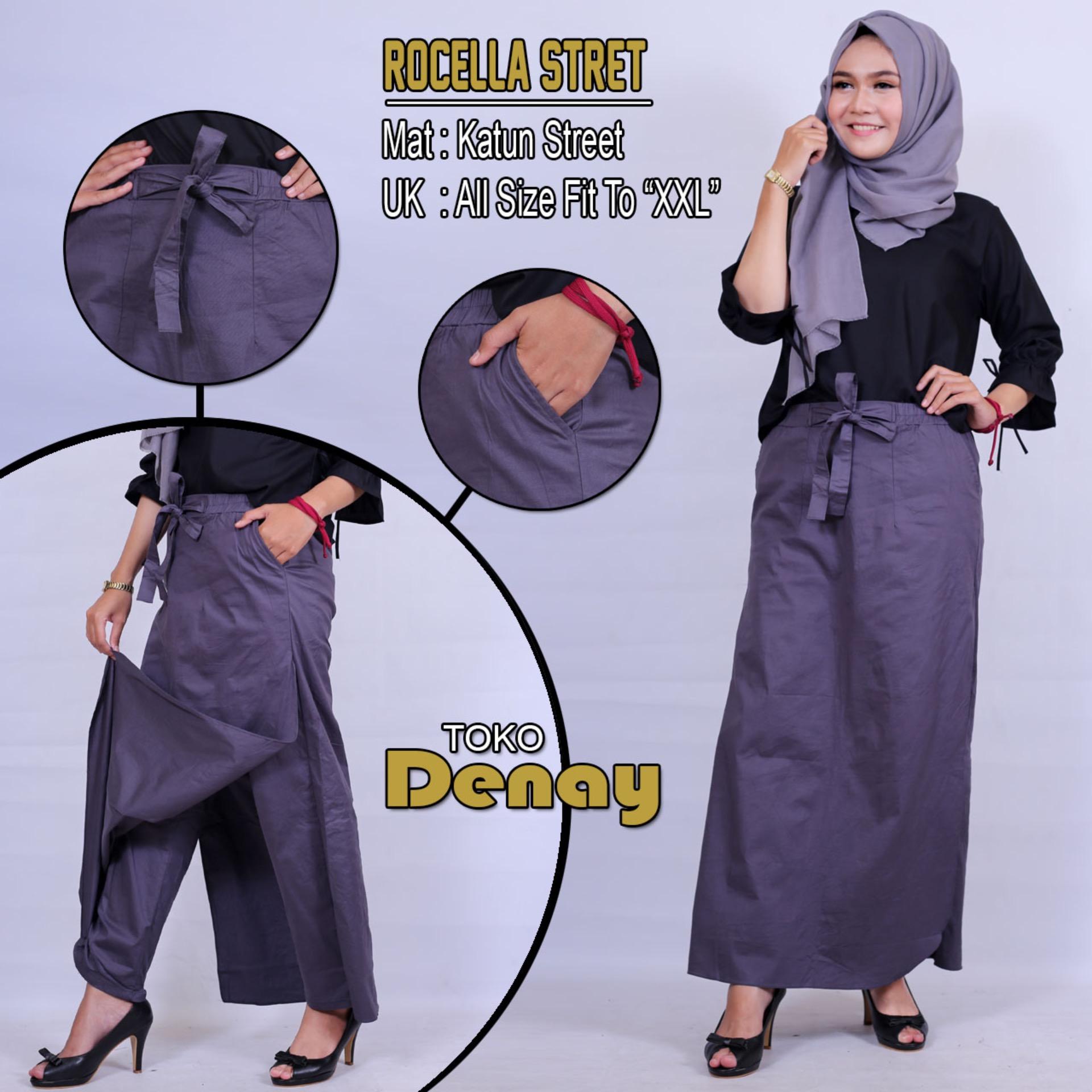 Rocella ( Rok Celana ) Bahan Katun Stret Ori By Tokodenay