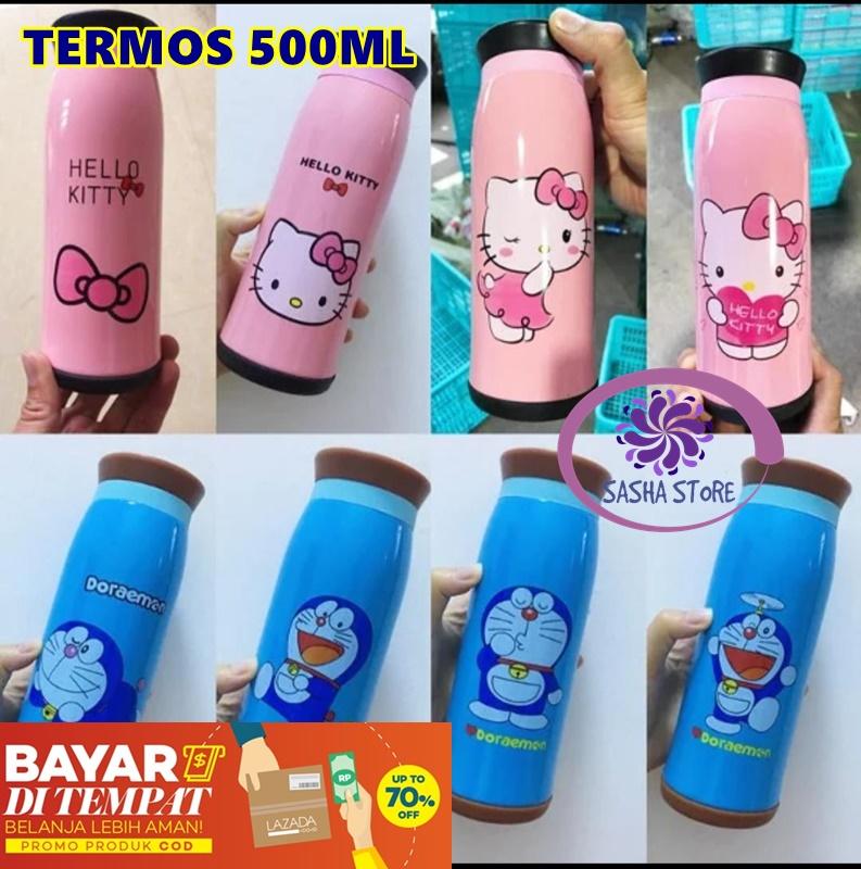 SS Botol Minum Termos Hello Kitty 500ml Termos Karakter / Termos Botol Minum / Termos Air