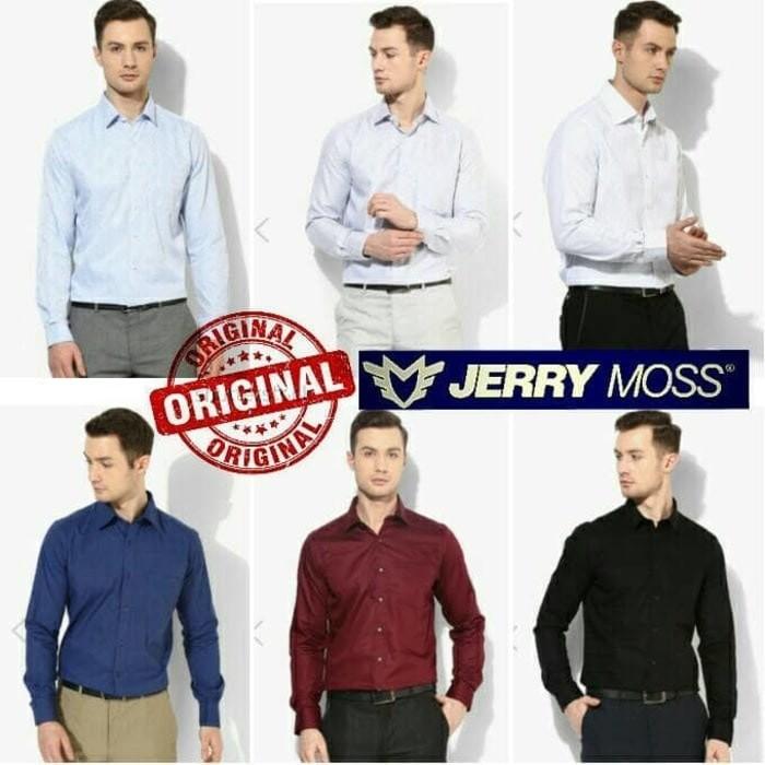 Kemeja Formal Kemeja Kantor Pria Original Jerry Moss Terlaris - Pkiyrf