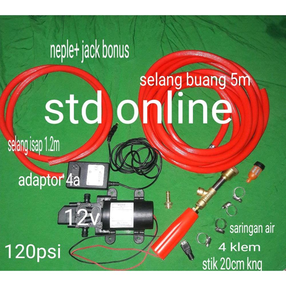 STEAM ALAT MESIN CUCI MOTOR MOBIL KENDARAAN AC POMPA AIR JET CLEANER ALAT MESIN CUCI STEAM HIGH PRESURE 120PSI
