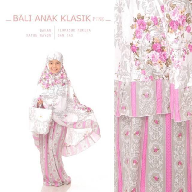 MUKENA ANAK KATUN BALI KLASIK / BALI NADIRA Anak / Katun Rayon Anak TK (TOSCA)