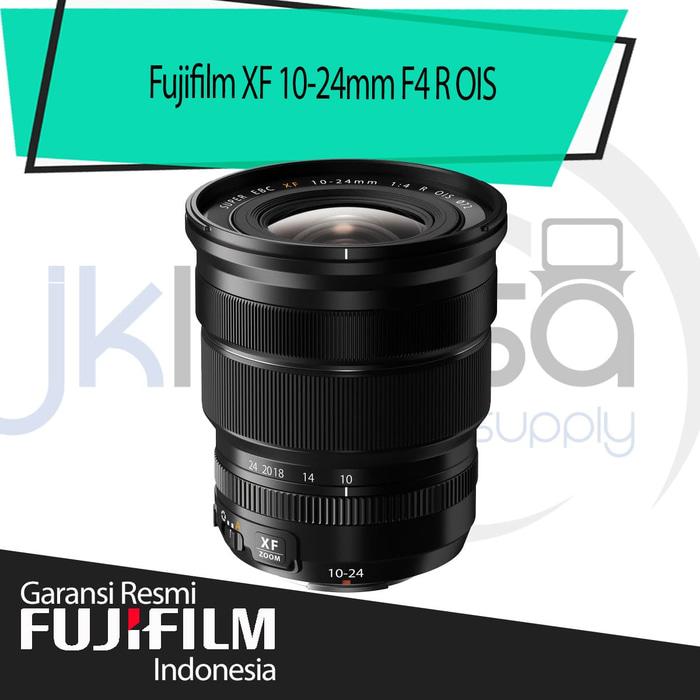 Fujifilm XF 10-24mm f/4 R OIS Lensa Kamera - Hitam jklensa Garansi Resmi Fujifilm