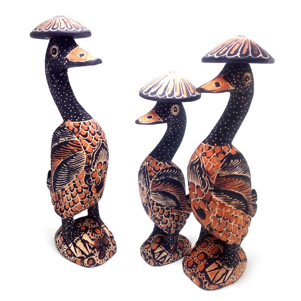 Pajangan Miniatur Bebek Batik Khas Jogja Isi 3pcs