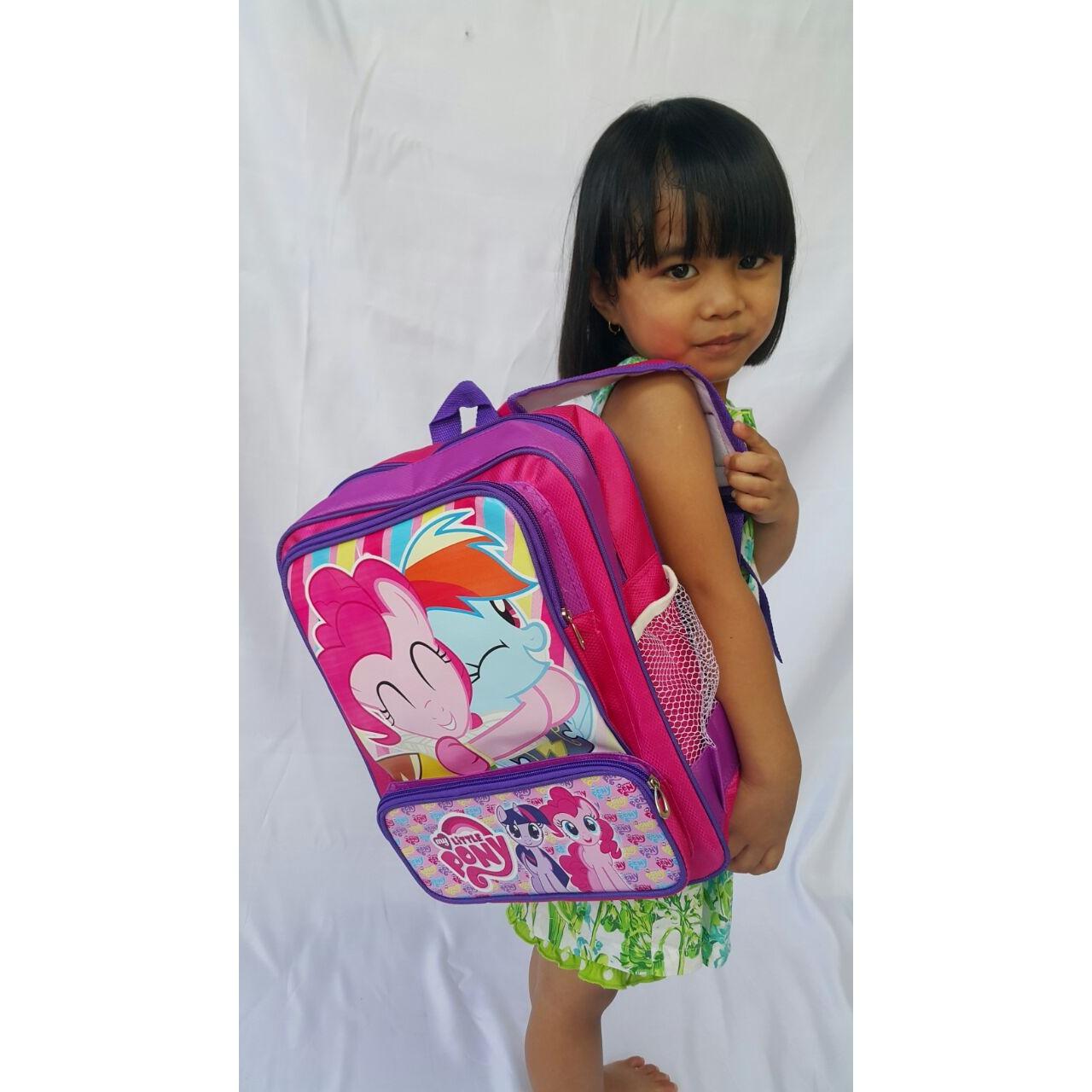 NEW TREND VIRAL! PRODUK TERBAIK!! TAS RANSEL ANAK SEKOLAH SD KARAKTER KUDA PONY UNGU CANTIK DAN LUCU