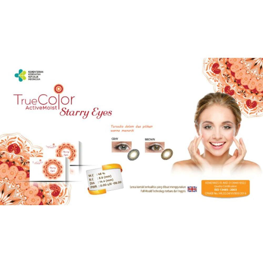 Gensaoptik True Color Starry Eyes GREY Minus -3.25 s/d -6.00 / Softlense