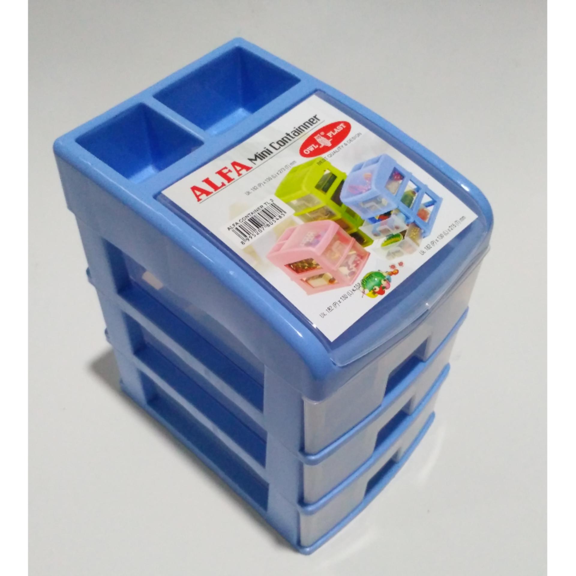 DOS Container Susun / Meja kantor 3 laci Plastik dengan penutup bagian atas DOS Container Susun / Meja kantor 3 laci Plastik dengan penutup bagian atas