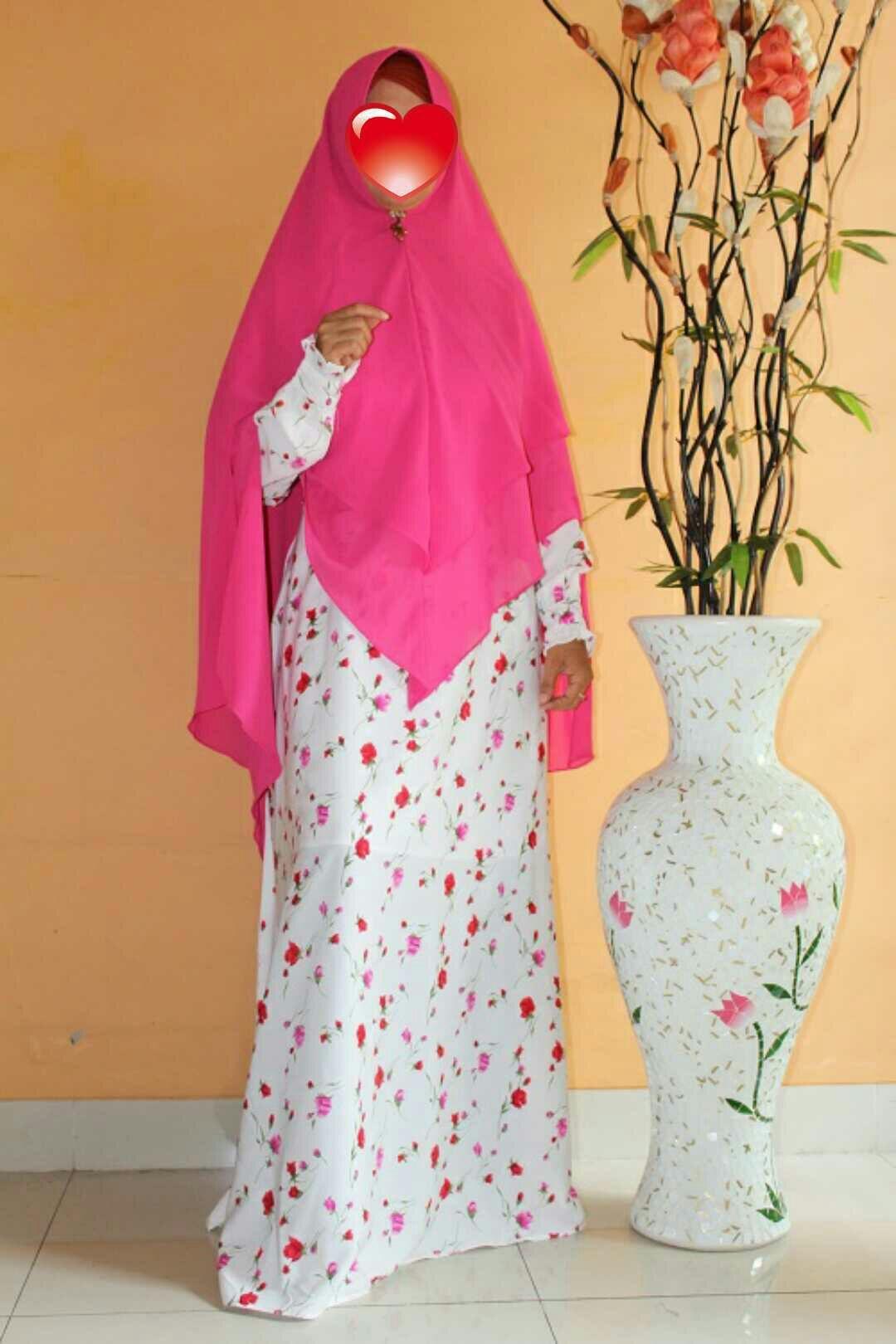 Adzra Gamis Murah Syari /busana Muslim Wanita - Khirani Dress - Pink Januari 2019 - 2 Adzra Gamis Murah syari /busana muslim wanita - Khirani Dress - Pink - 2
