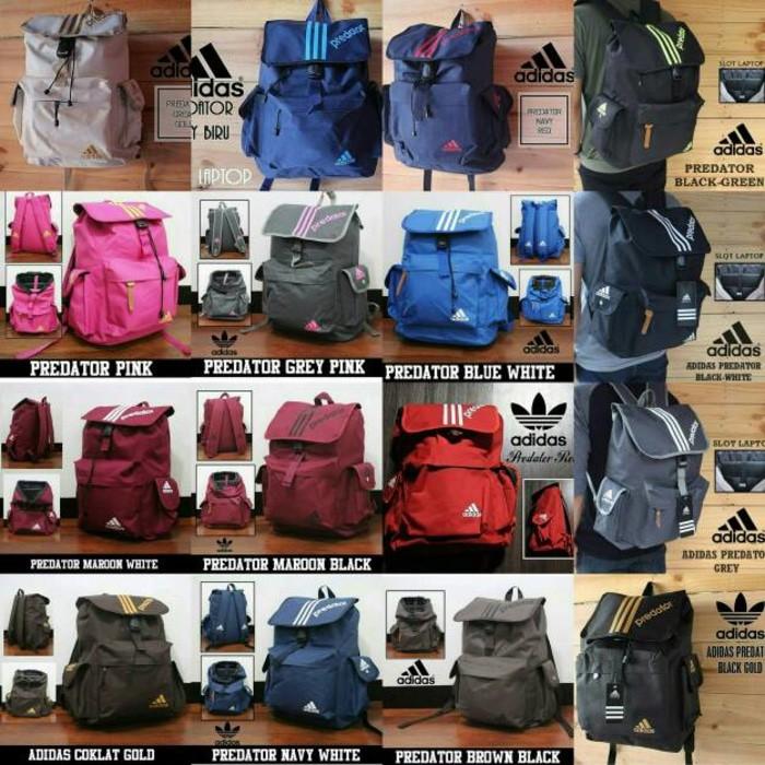 Tas Ransel Daypack Sekolah Distro Adidas Predator Cewek Cowok Premium - Wgvde2