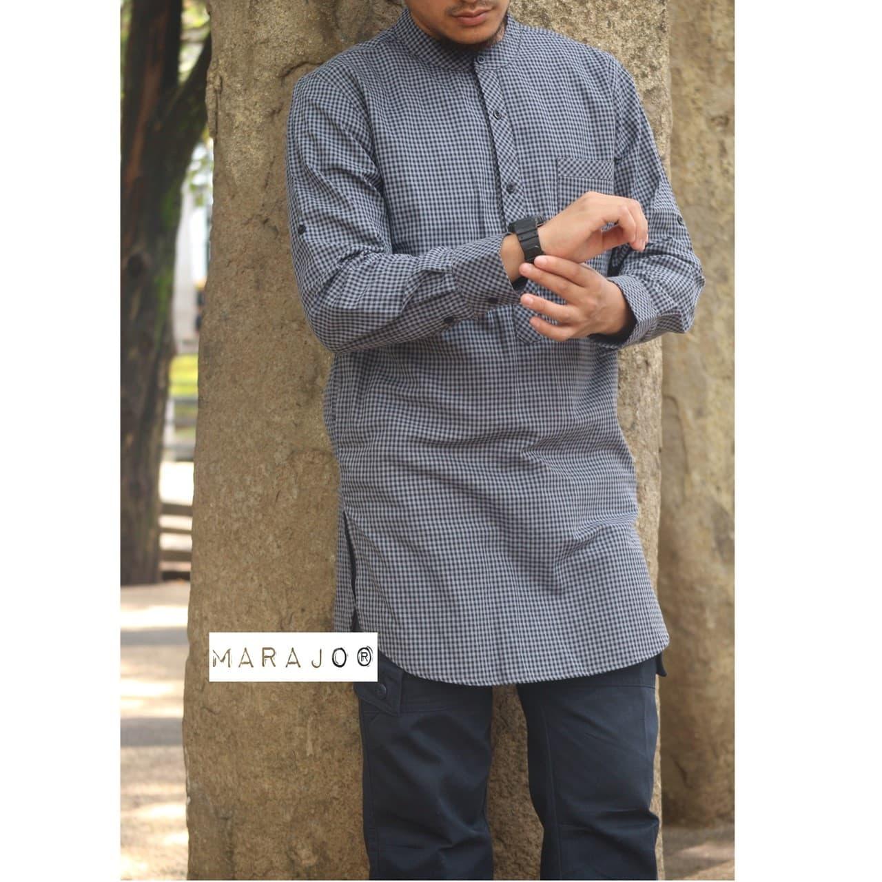 KEMEJA KOKO GAUL QURTA ORIGINAL MARAJO ABU