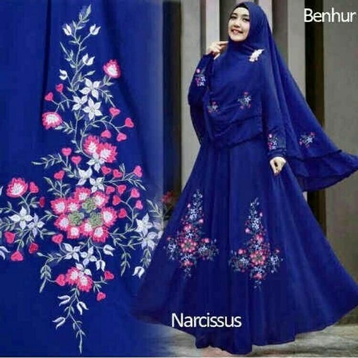 Narcisus syar'i / Bahan: Matt full jersey super / all size/ gamis / Pakaian Wanita