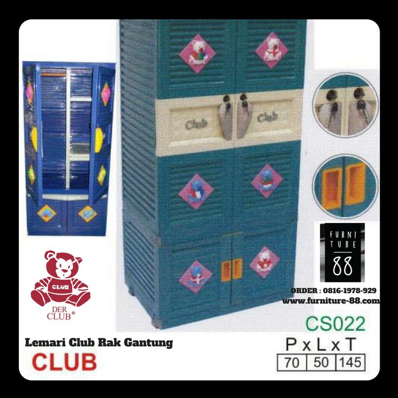 Lemari Plastik Club Gantung