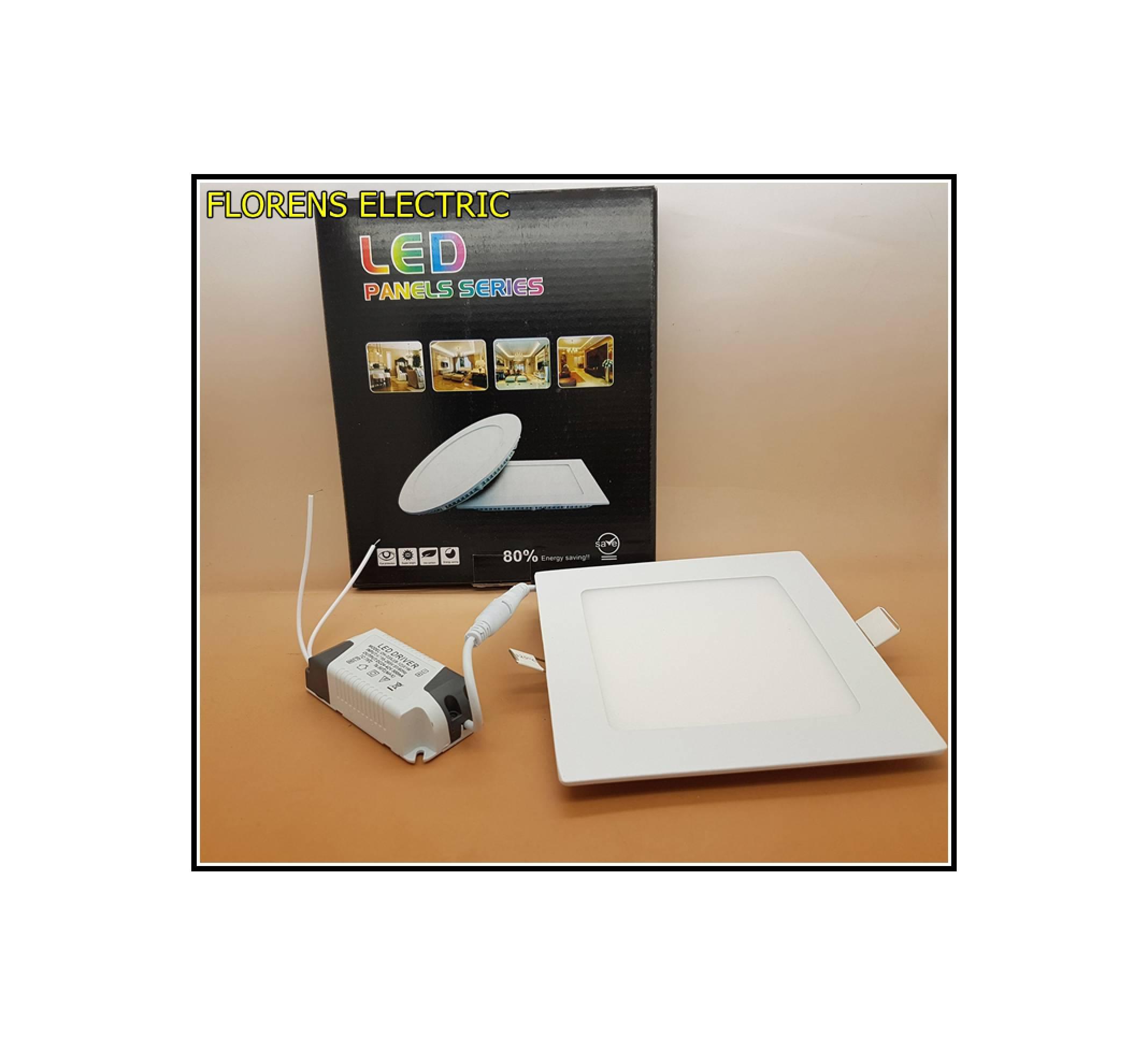 Led Panel 9 watt light Model KOTAK Merk SANLY