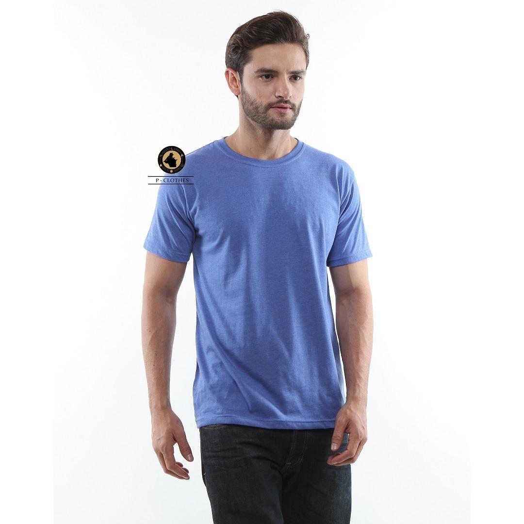 KAOS POLOS COTTON COMBED PREMIUM BANDUNG PRIA WANITA DEWASA BLUE ROYAL