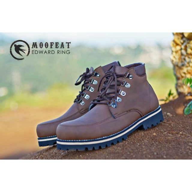 sepatu pria boots safety moofeat original handmade sepatu proyek tracking touring kerja proyek lapangan