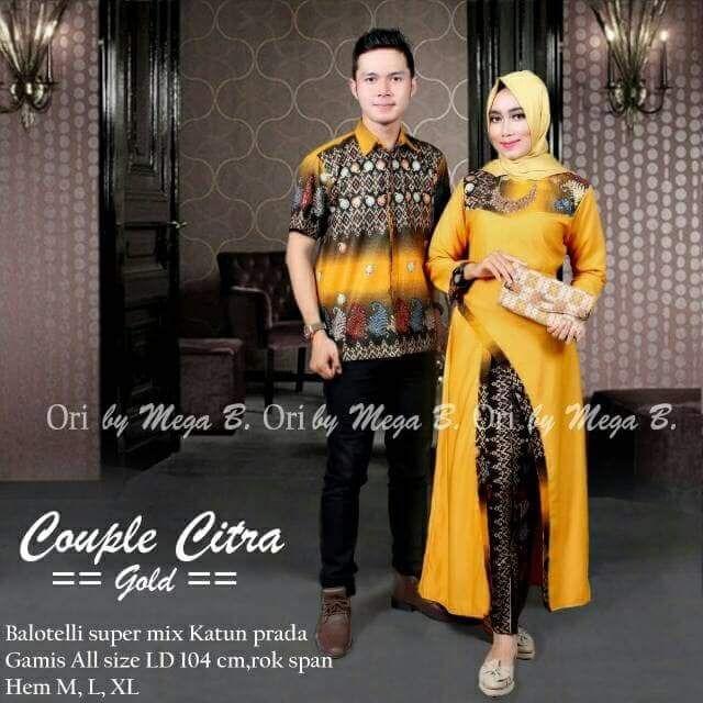 BATIK COUPLE CITRA KUNING