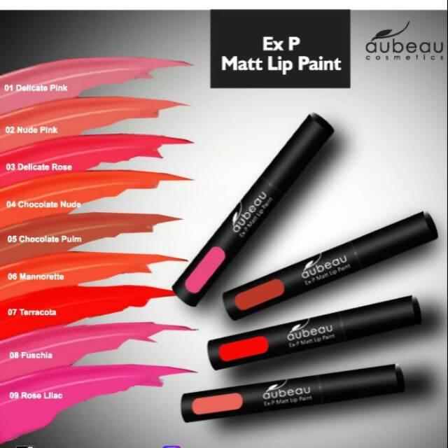 Matte Lip Paint Aubeau Lipcream Lipstik Aubeau