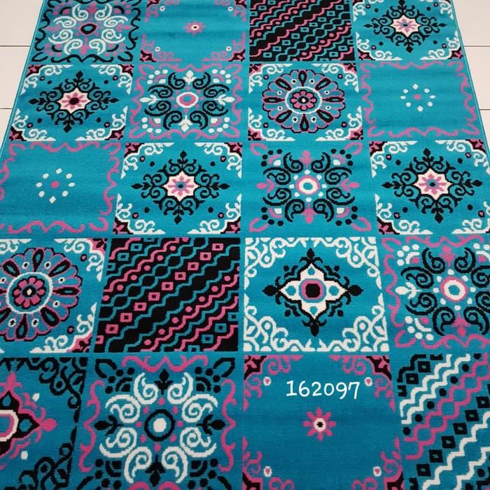 Karpet Permadani Kode 162097 Ukuran 160x210 Azure Januari 2019 - 2 karpet permadani kode 162097 ukuran 160x210 azure - 2
