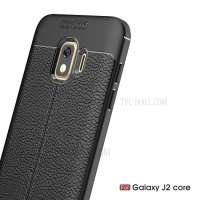 case tpu silicon sofcase kulit jeruk silicon lentur tpu auto fokus casing case samsung j2 core 2018 - hitam