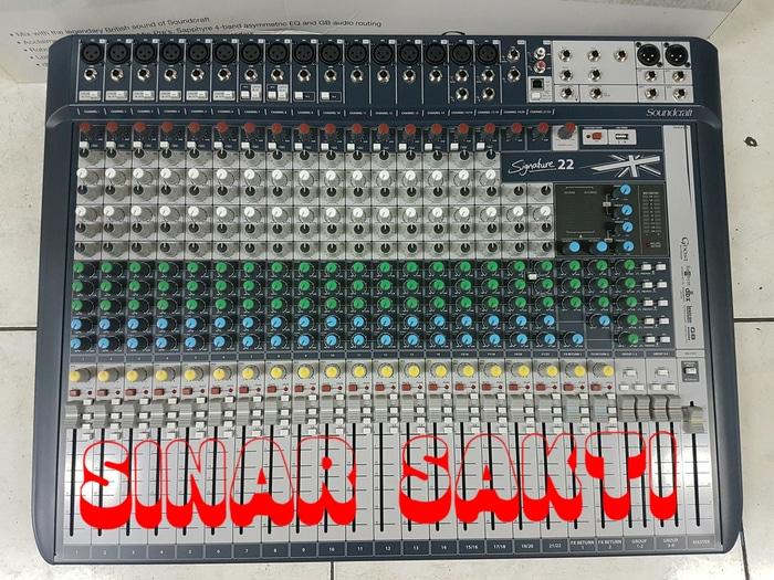 ORIGINAL Murah Mixer Soundcraft Signature 22 ( ORIGINAL )