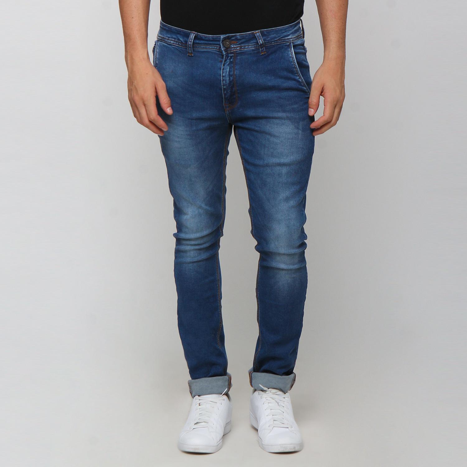 Boy London Celana Jeans Pria Original - Blue Wash Slim Fit