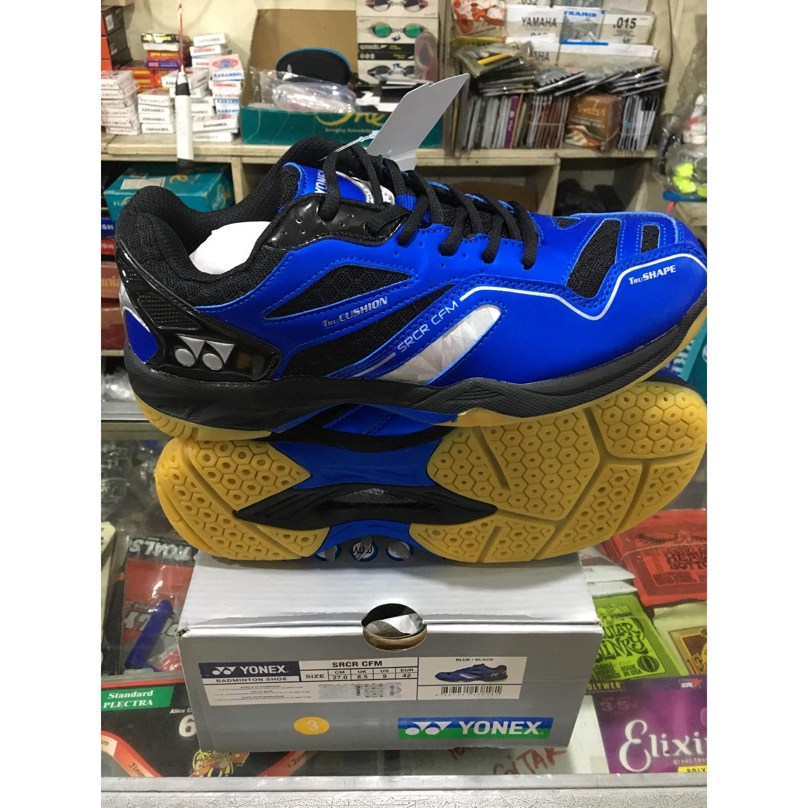 Yonex SRCR CFM Sepatu Badminton (Blue/Black)