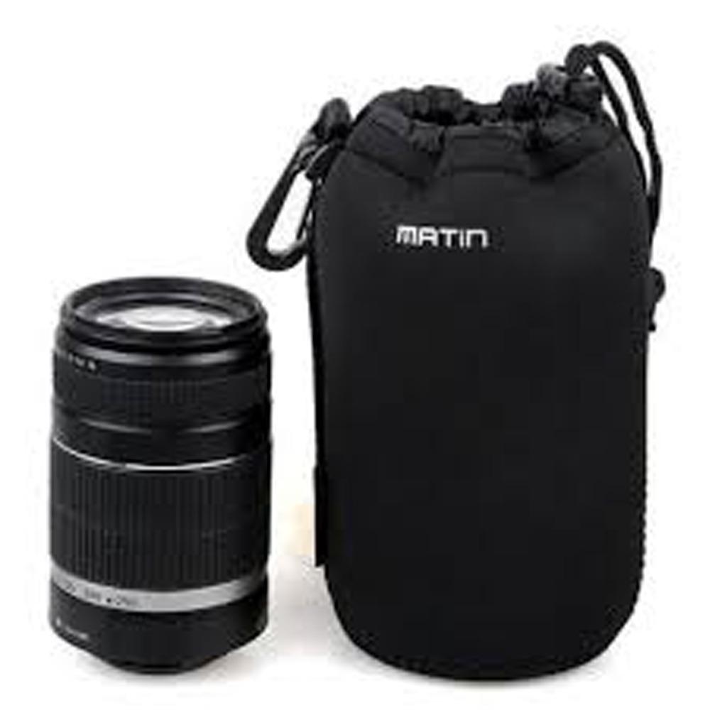 Sarung Lensa Matin Lens Pouch DSLR Mirrorless Tas Waterproof Case Ukuran L