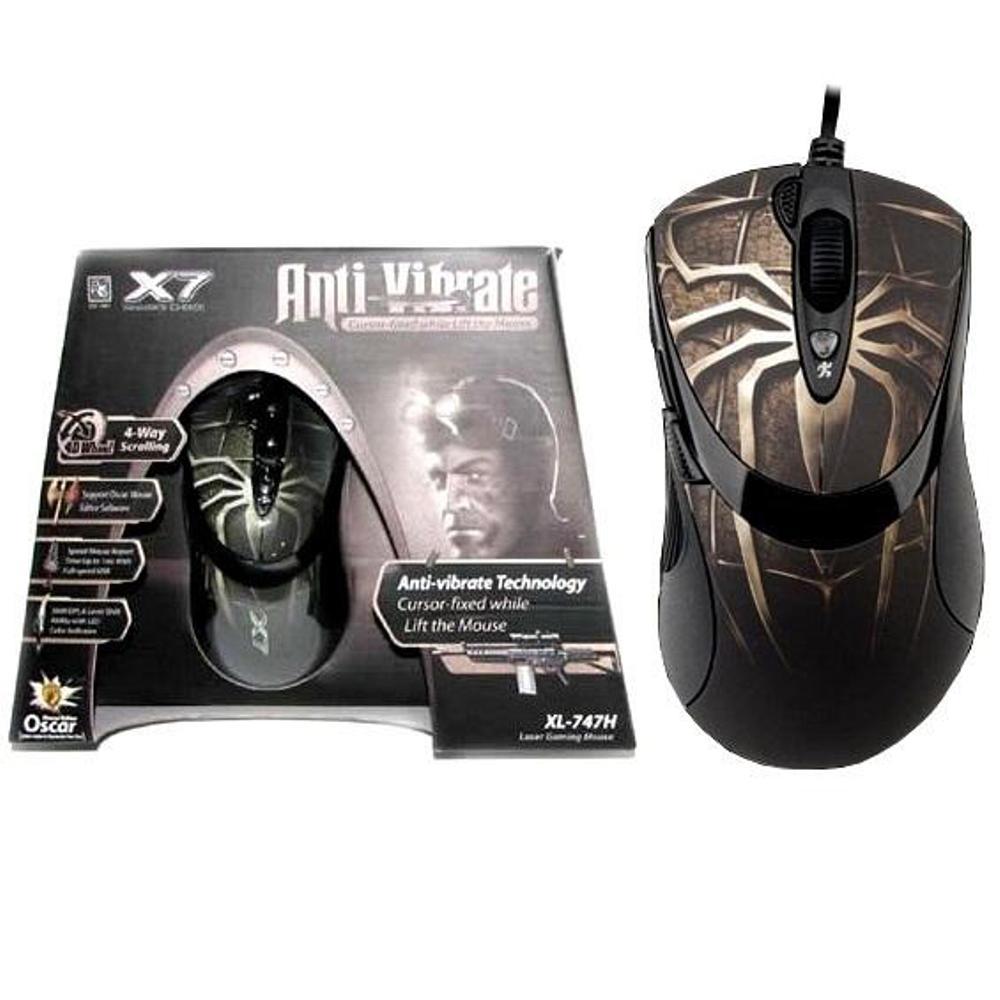 Mouse Gaming A4tech X7 747 Motif Spider Promo