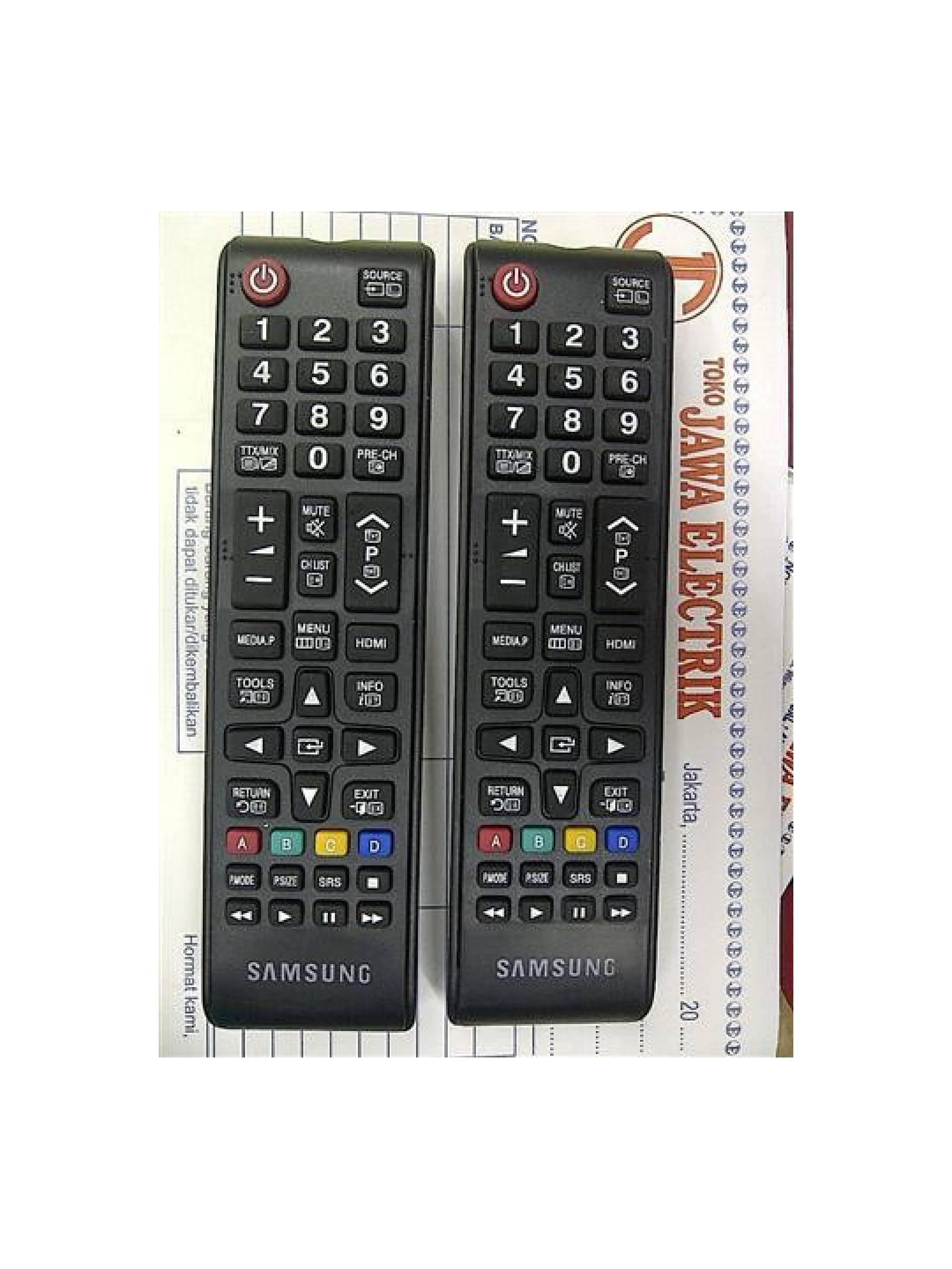 REMOTE LED/LCD TV SAMSUNG ORIGINAL COCOK UTK SEGALA TYPE