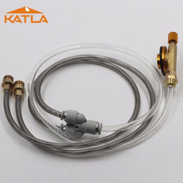 Super Promo !! KATLA Portable Gas Splitter Selang Cabang 2 Kompor 1 Tabung Untuk Kompor Camping