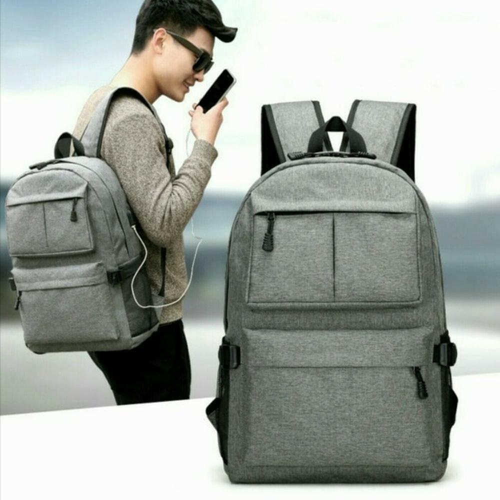 tas ransel pria wanita - tak punggung cewek cowok - tas backpack import murah - tas sekolah kuliah - tas laptop ipad gadget - natal branded batam di lapak pelangi_bag bagusia08