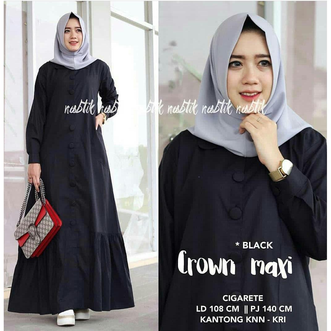 CROWN MAXI / Baju muslim/dress.