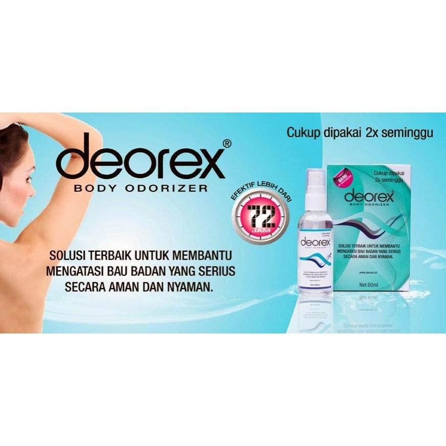 ... Deorex Body Odorizer Spray 60 ml Membantu mengurangi bau badan / BB - 3 ...
