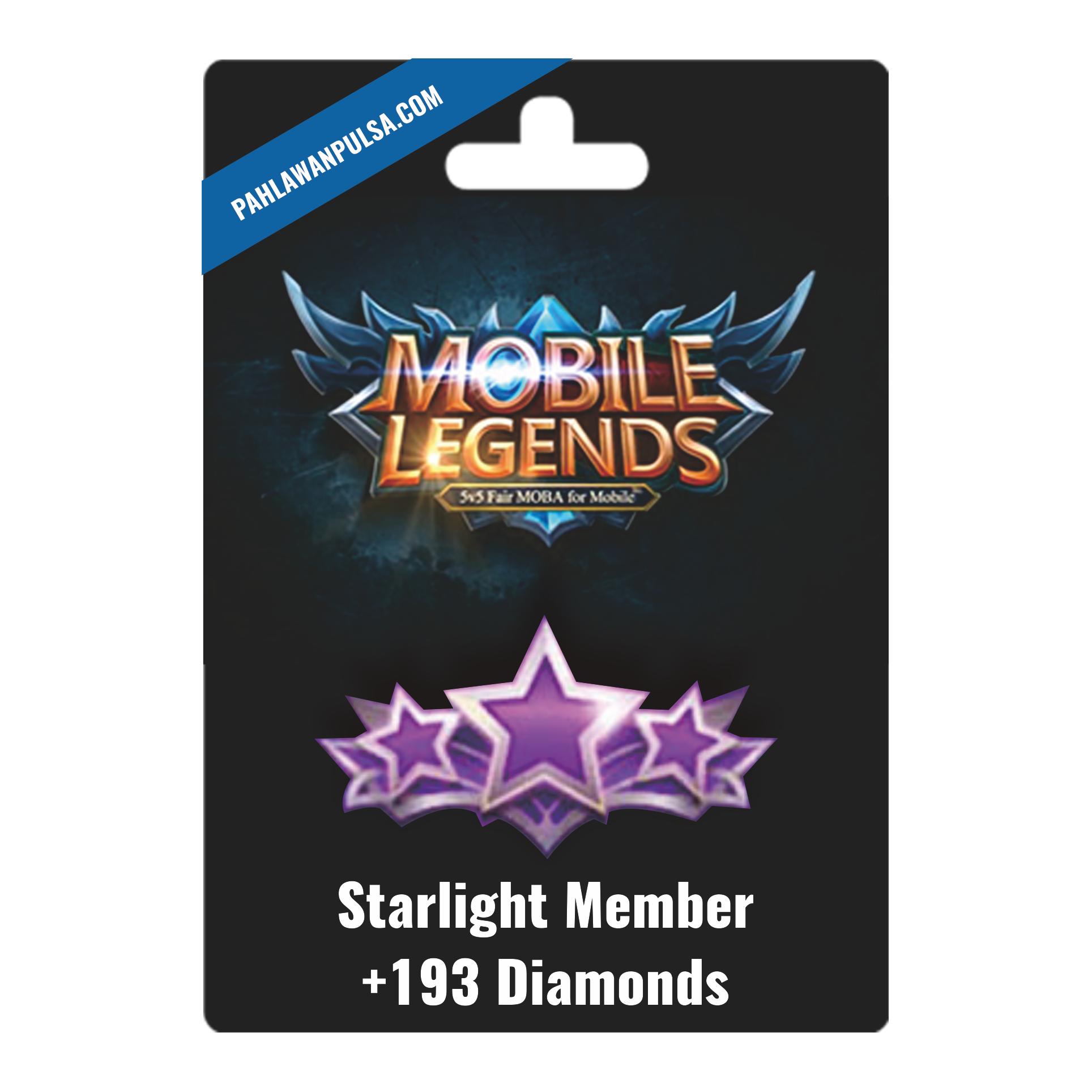 Fitur Starlight Member 193 Diamond Mobile Legend Dan Harga Terbaru