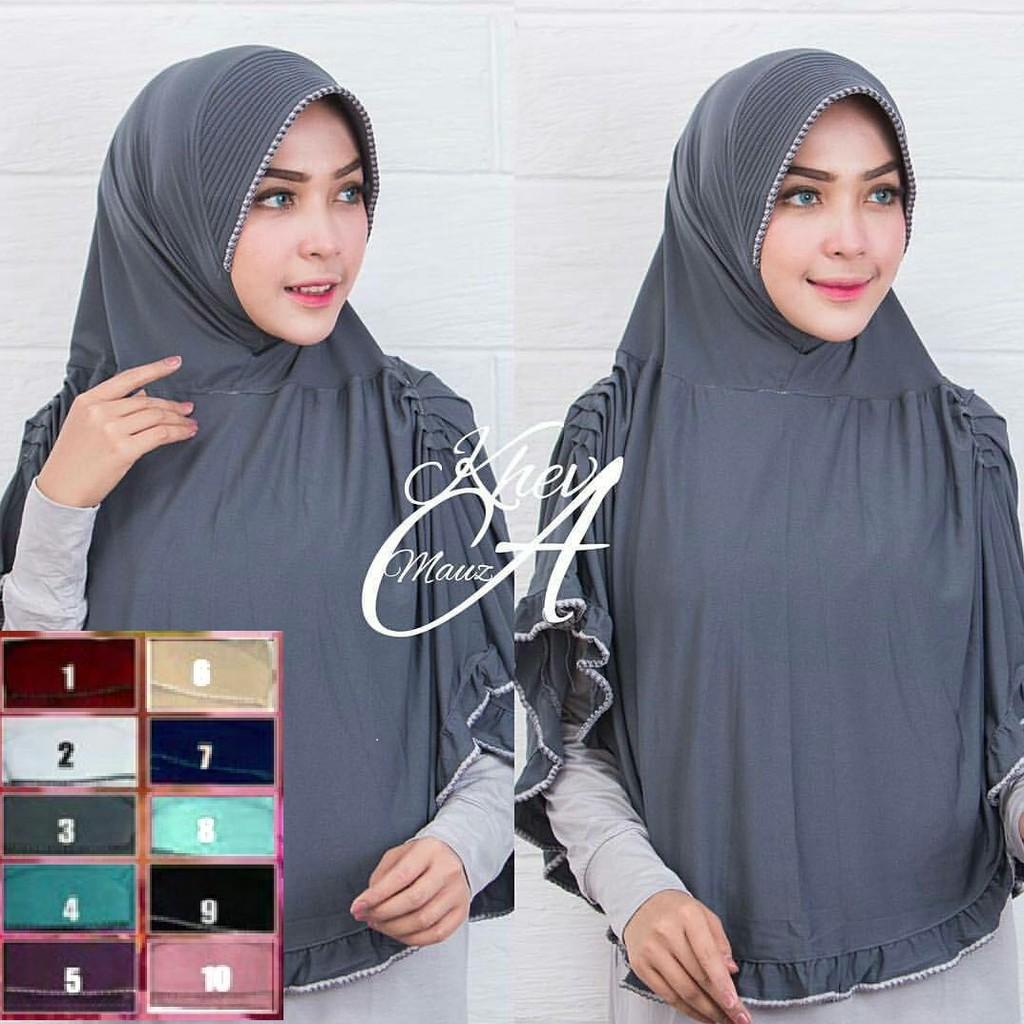 Jilbab Hazna Syar'i Premium / Bergo Kheva Mauza