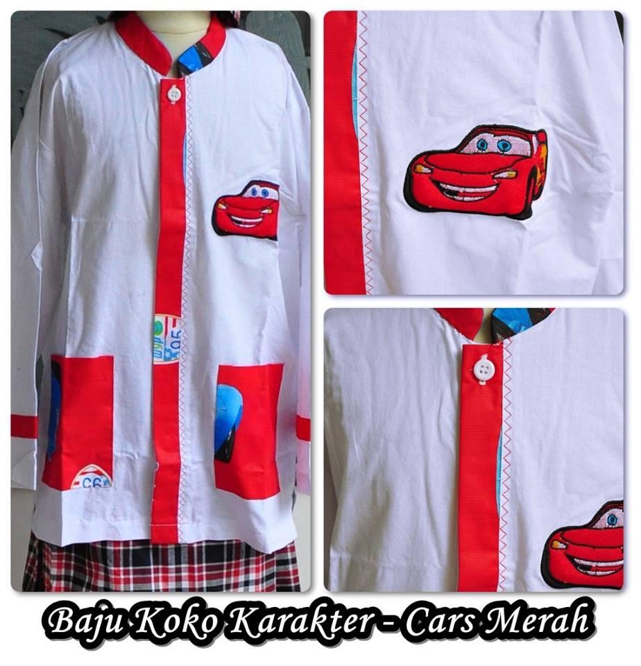 TERLARIS!!! KOKO CARS MERAH SIZE XL mukena mewah / mukena dewasa / mukena tatuis / mukena anak / mukena bali / mukena katun jepang