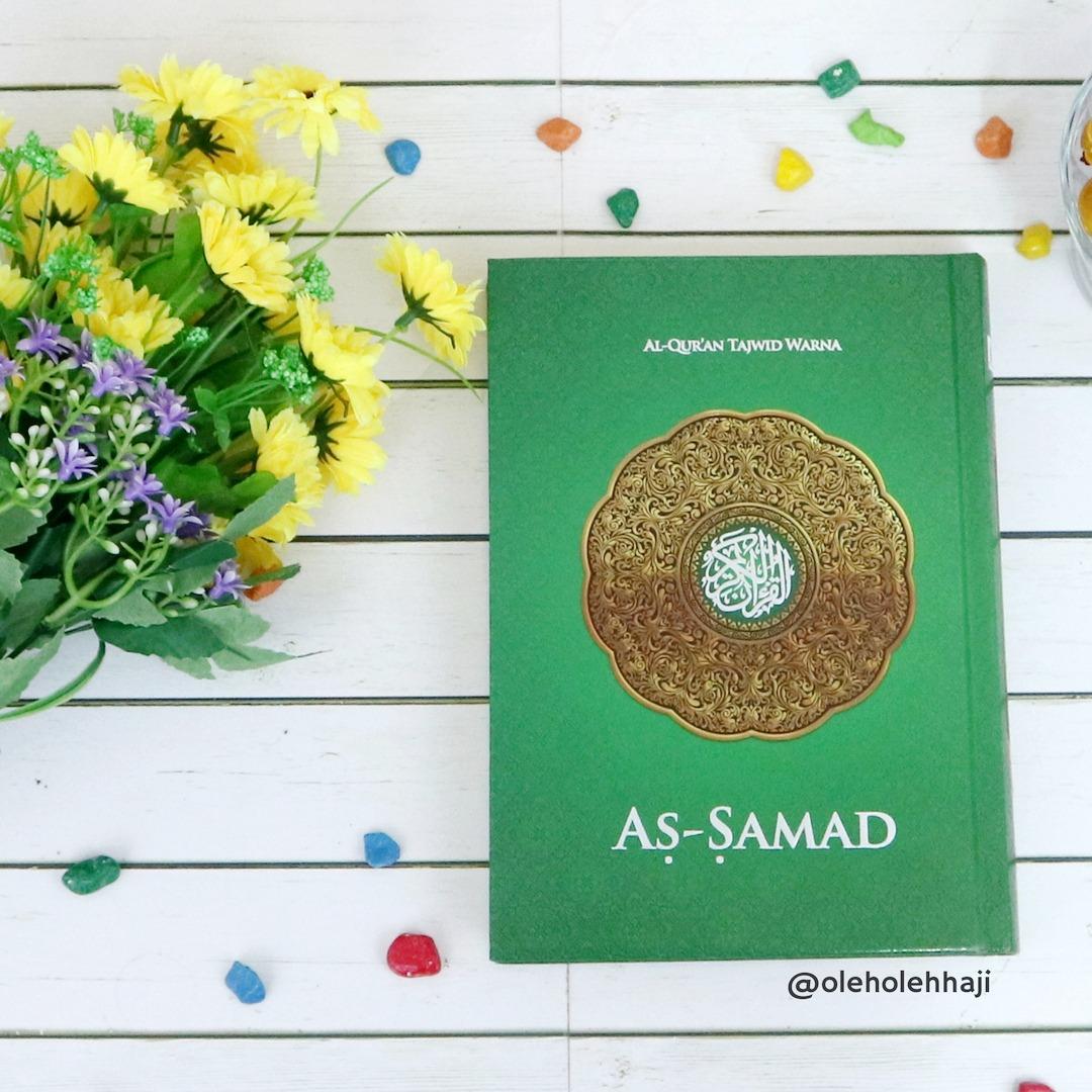 Al Quran As Samad Mushaf Tajwid Warna Tanpa Terjemahan Hardcover A5 - Hijau