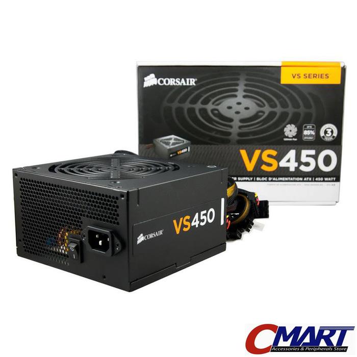 Corsair VS Series VS450 PSU ATX Power Supply True Gaming 450W 450 watt