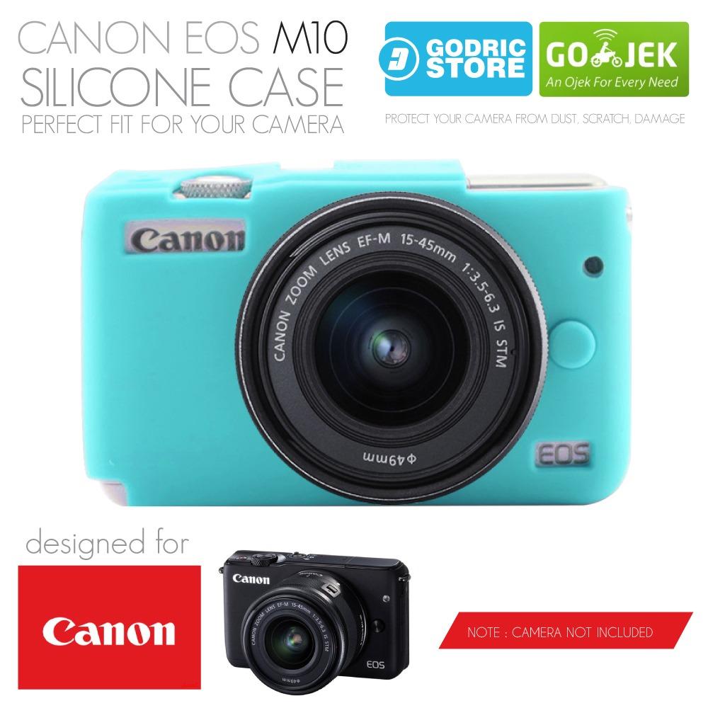Godric Silicone Canon EOS M10 Silikon Case / Sarung Silicon Kamera Mirrorless - Biru