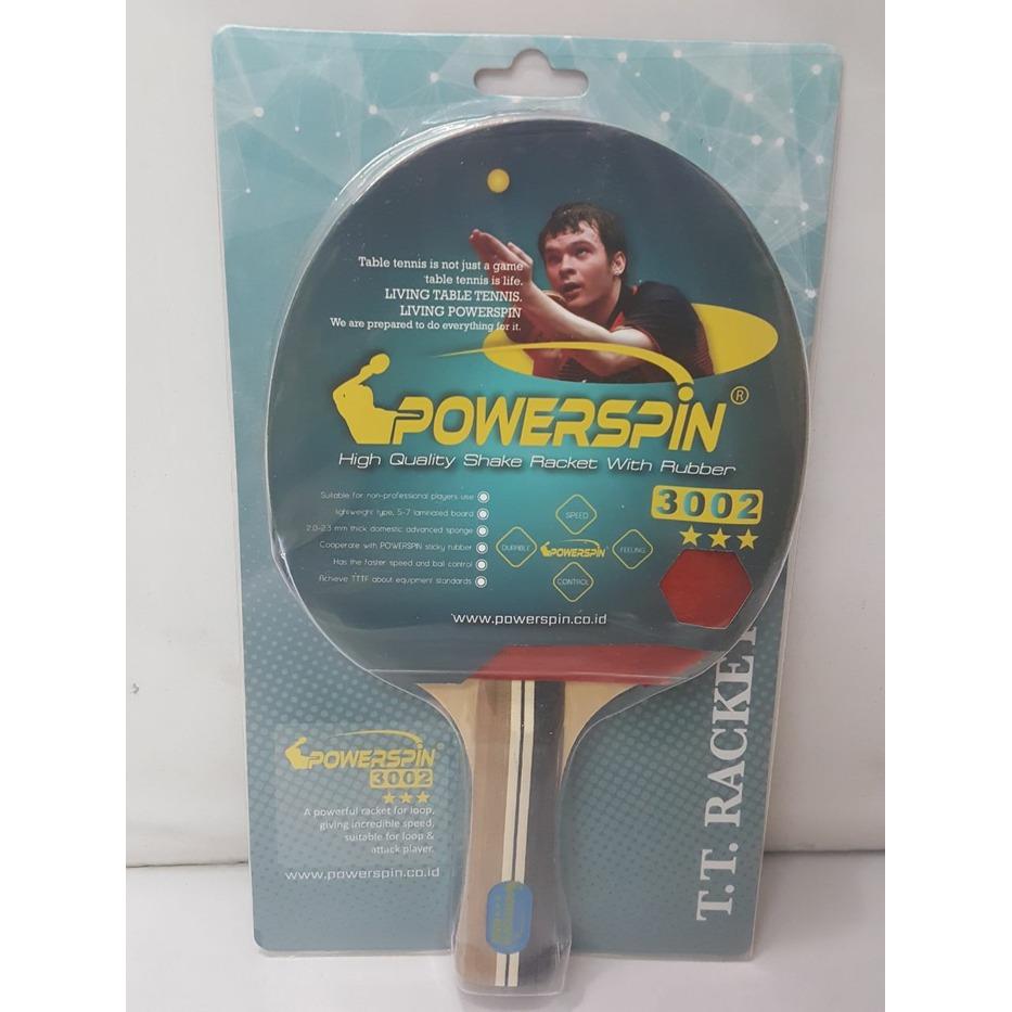 Bat Ping Pong Powerspin Power Spin 3002 3 STAR