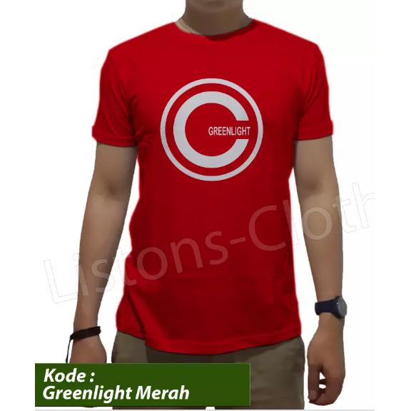 Kaos Greenlight Tshirt Distro Baju Branded Pria