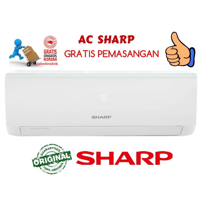 AC Sharp 2 PK AH-A18UCY Original Garansi Resmi 1th Pendingin Ruangan