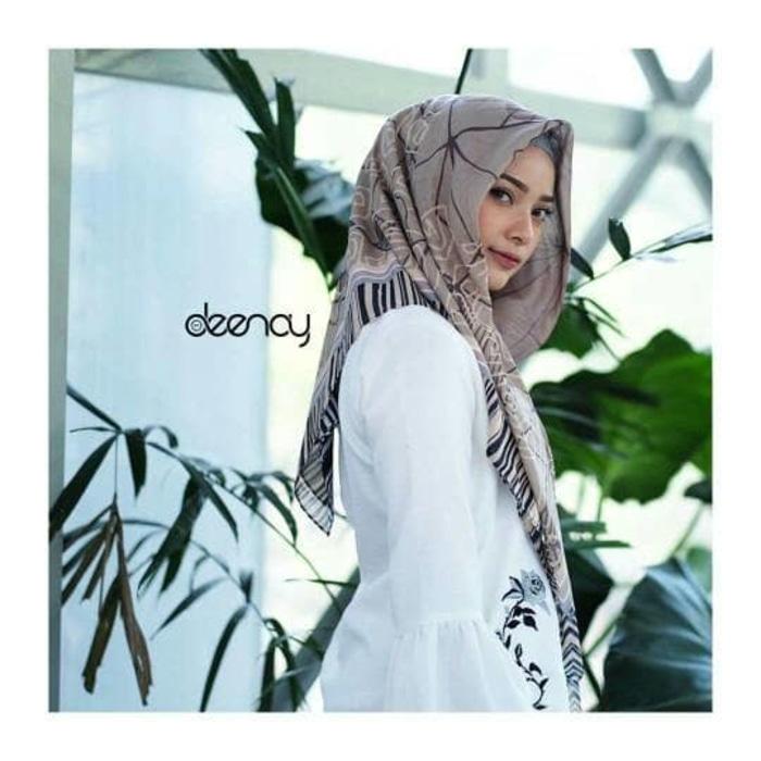 HIJAB PRINTING / JILBAB SEGI EMPAT DEENAY - QAMRA