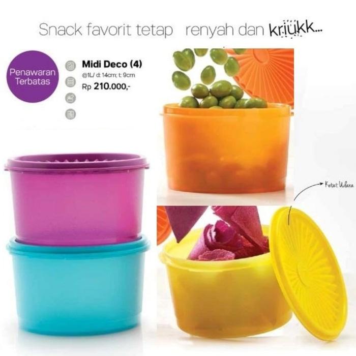 Tupperware Midi Deco Midideco Toples Kecil Mini Lucu