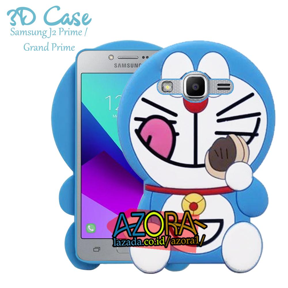 3D Case Samsung Galaxy J2 Prime / Grand Prime Softcase 4D Karakter Boneka Hello Kitty Doraemon